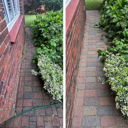 Block Paving Cleaning by E & S Cleaning and Maintenance Services Portsmouth