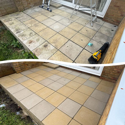 Patio Cleaning by E & S Cleaning and Maintenance Services Portsmouth