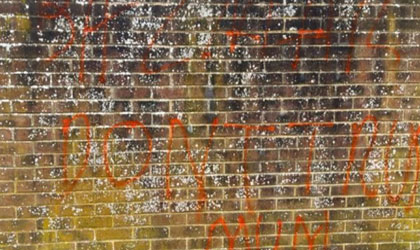 Graffiti Removal by E&S Cleaning and Maintenance