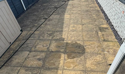 Patio Cleaning by E&S Cleaning and Maintenance