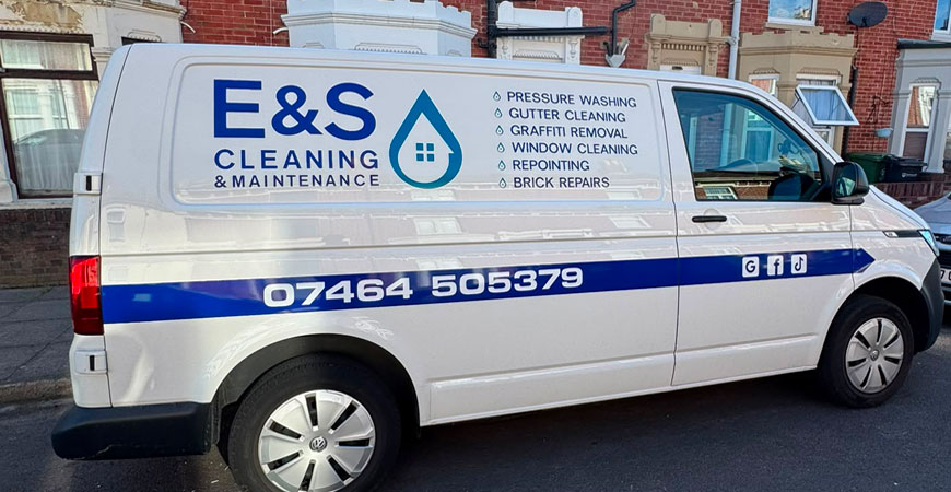 Our Van - E&S Cleaning and Maintenance